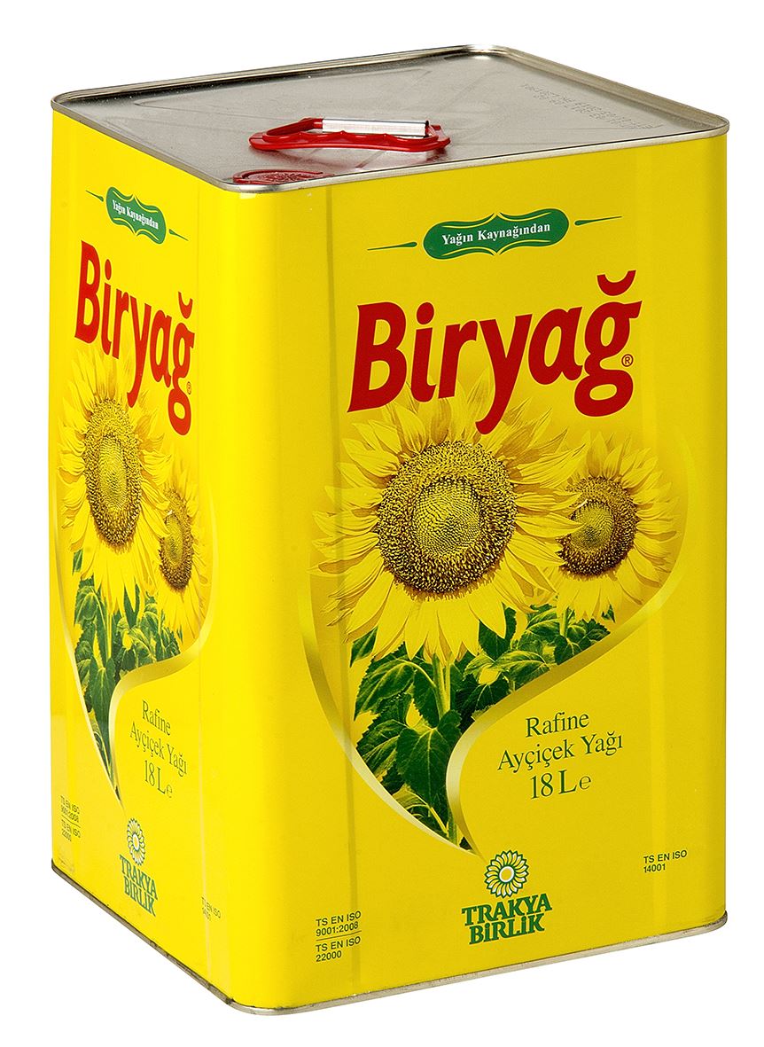 Biryağ Ayçiçek Yağı 18 LT
