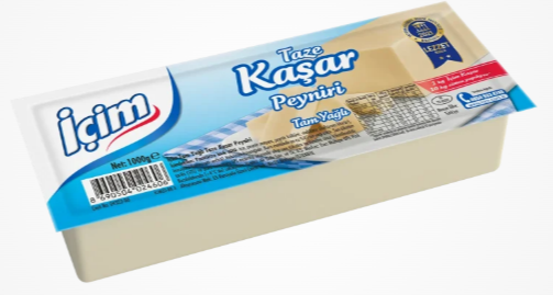 İçim Kaşar Peyniri 1 Kg Baton
