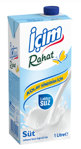 İçim Laktozsuz Süt 1 LT x 12 Adet