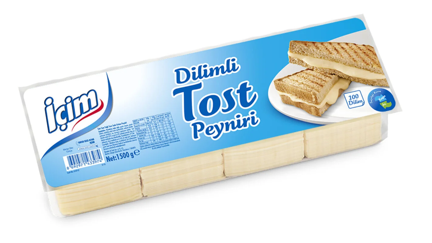 İçim Dilimli Tost Peyniri 1500 Gr