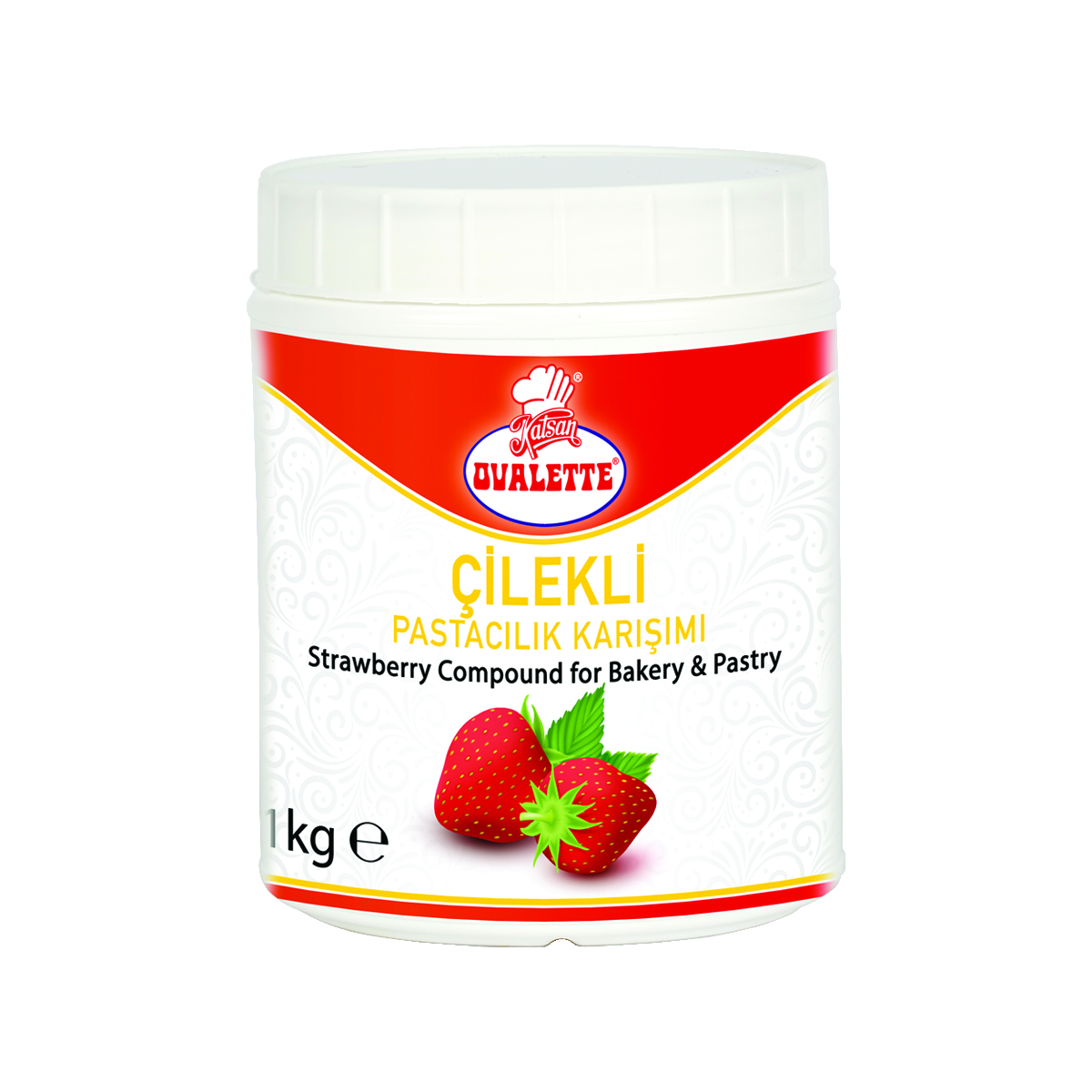 Katsan Ovalette Çilekli Pastacılık Karışımı 1 KG x 6 Adet