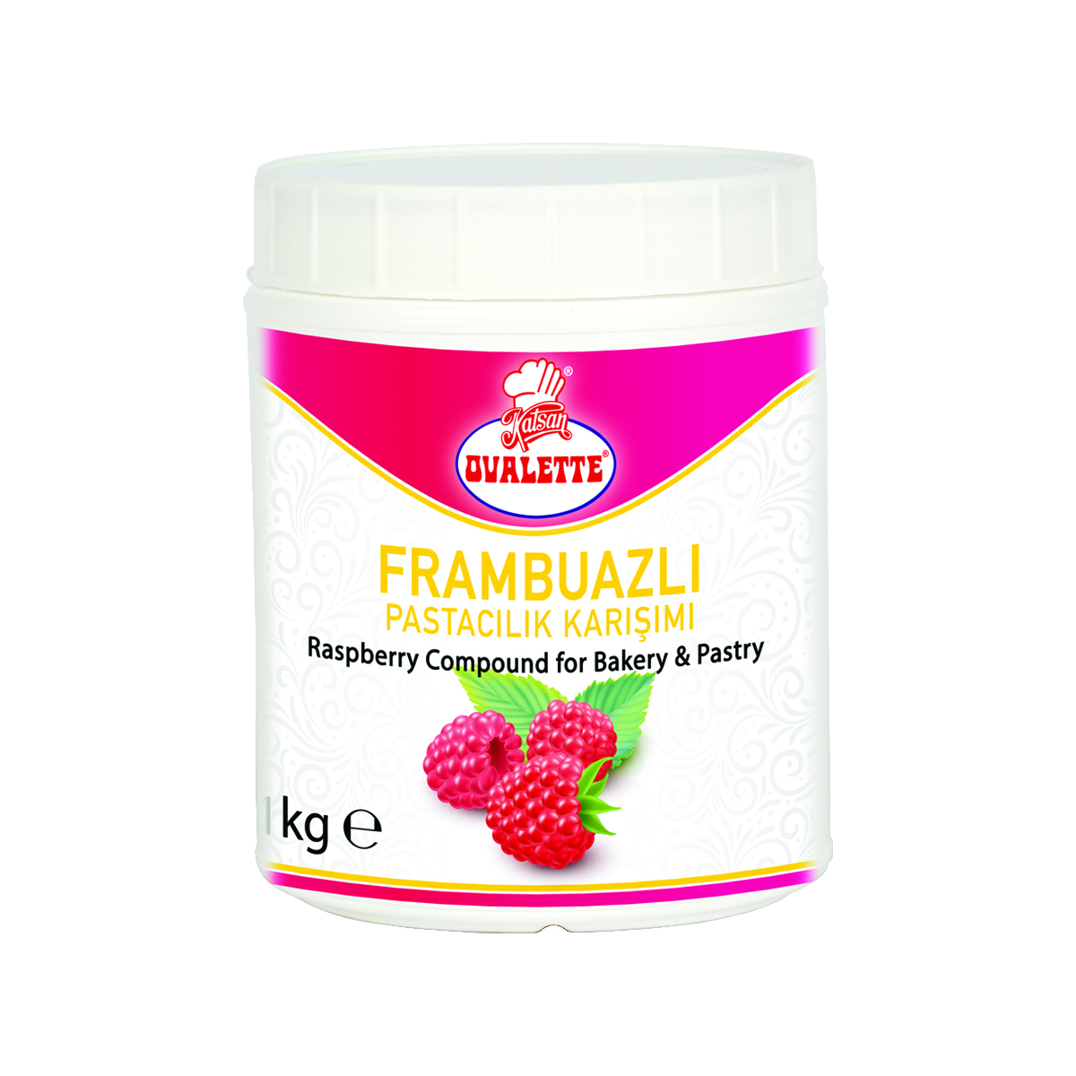 Katsan Ovalette Frambuazlı Pastacılık Karışımı 1 KG x 6 Adet