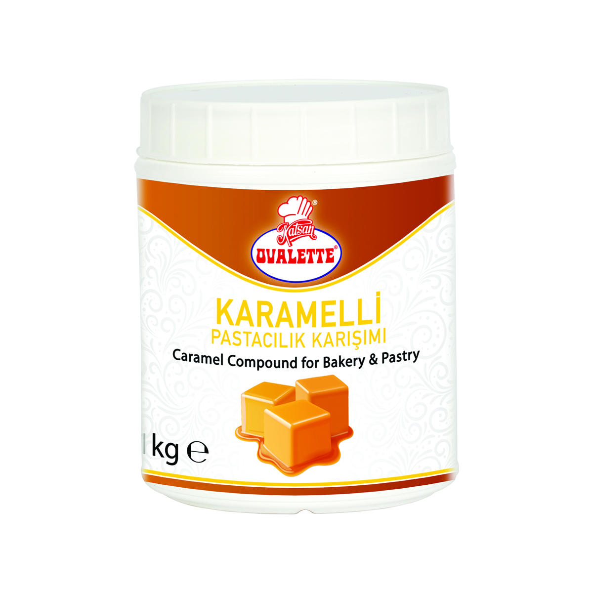 Katsan Ovalette Karamelli Pastacılık Karışımı 1 KG x 6 Adet