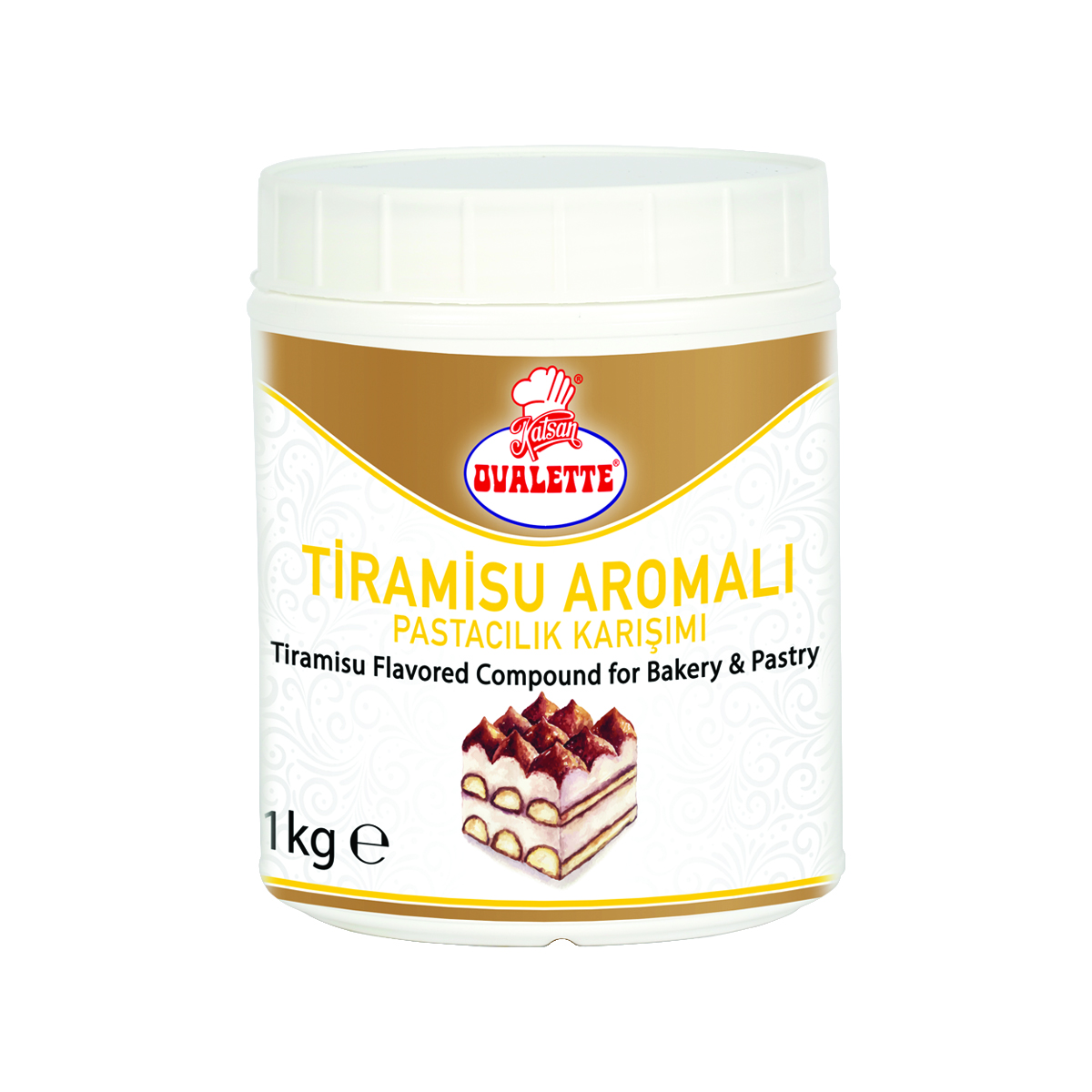 Katsan Ovalette Tiramisu Pastacılık Karışımı 1 KG x 6 Adet