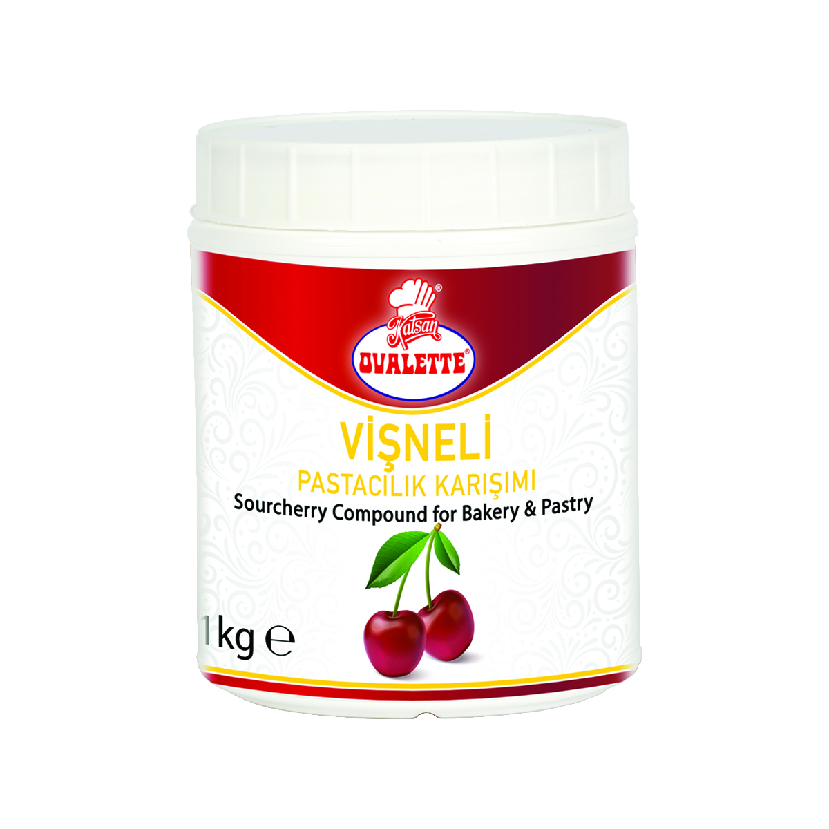 Katsan Ovalette Vişneli Pastacılık Karışımı 1 KG x 6 Adet