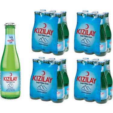 Kızılay Sade Maden Suyu 200 ml x 24 Adet