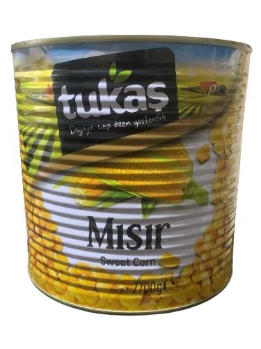Tukaş Mısır Konservesi 3 Kg TNK