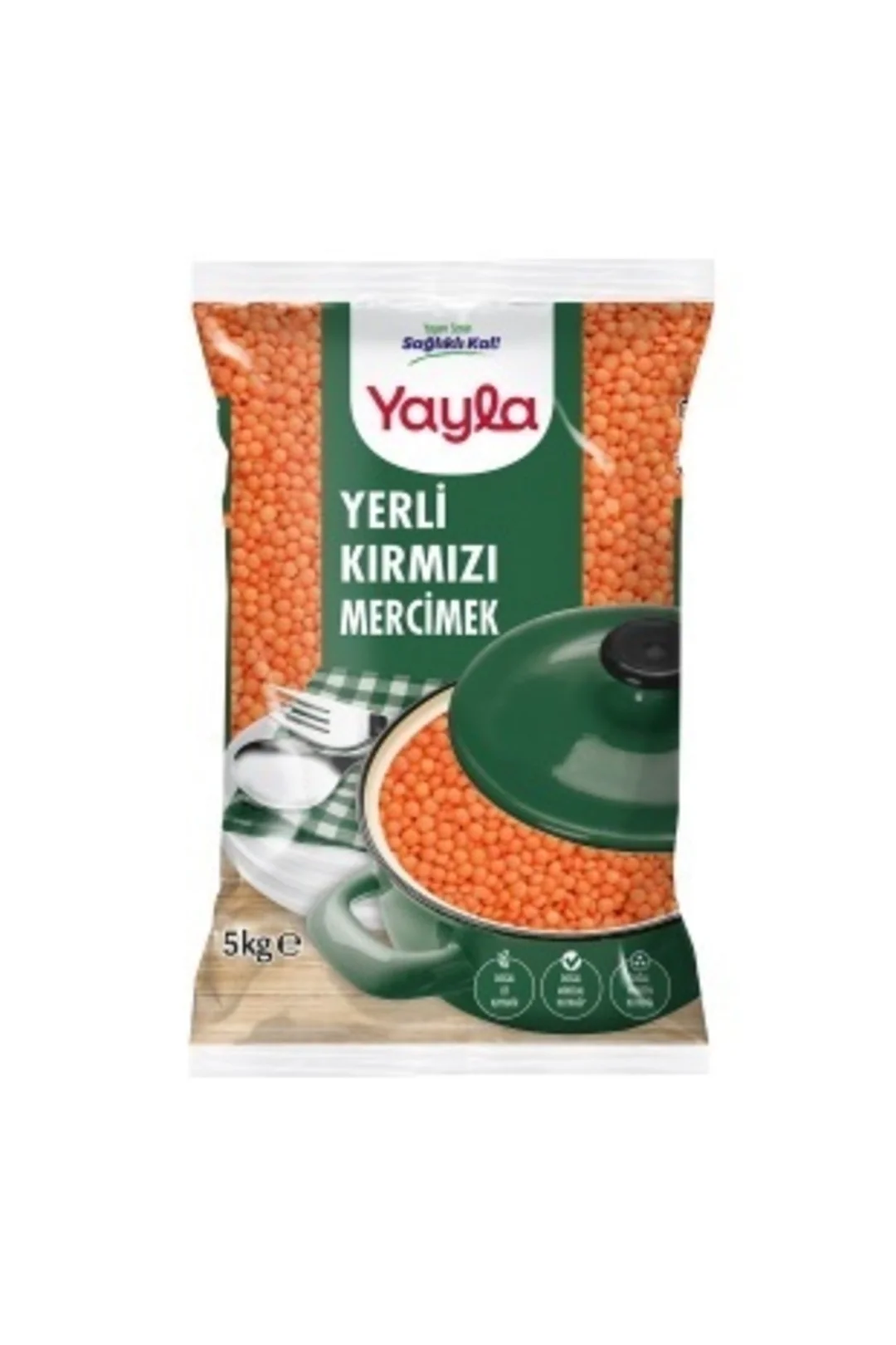 Yayla Kırmızı Mercimek 5 KG
