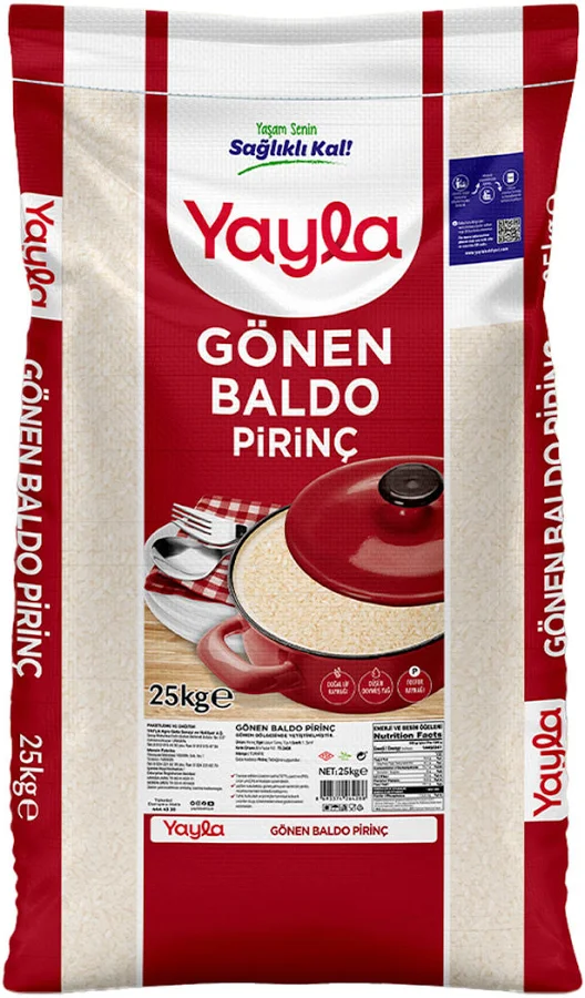 Yayla Osmancık Pirinç 25 KG